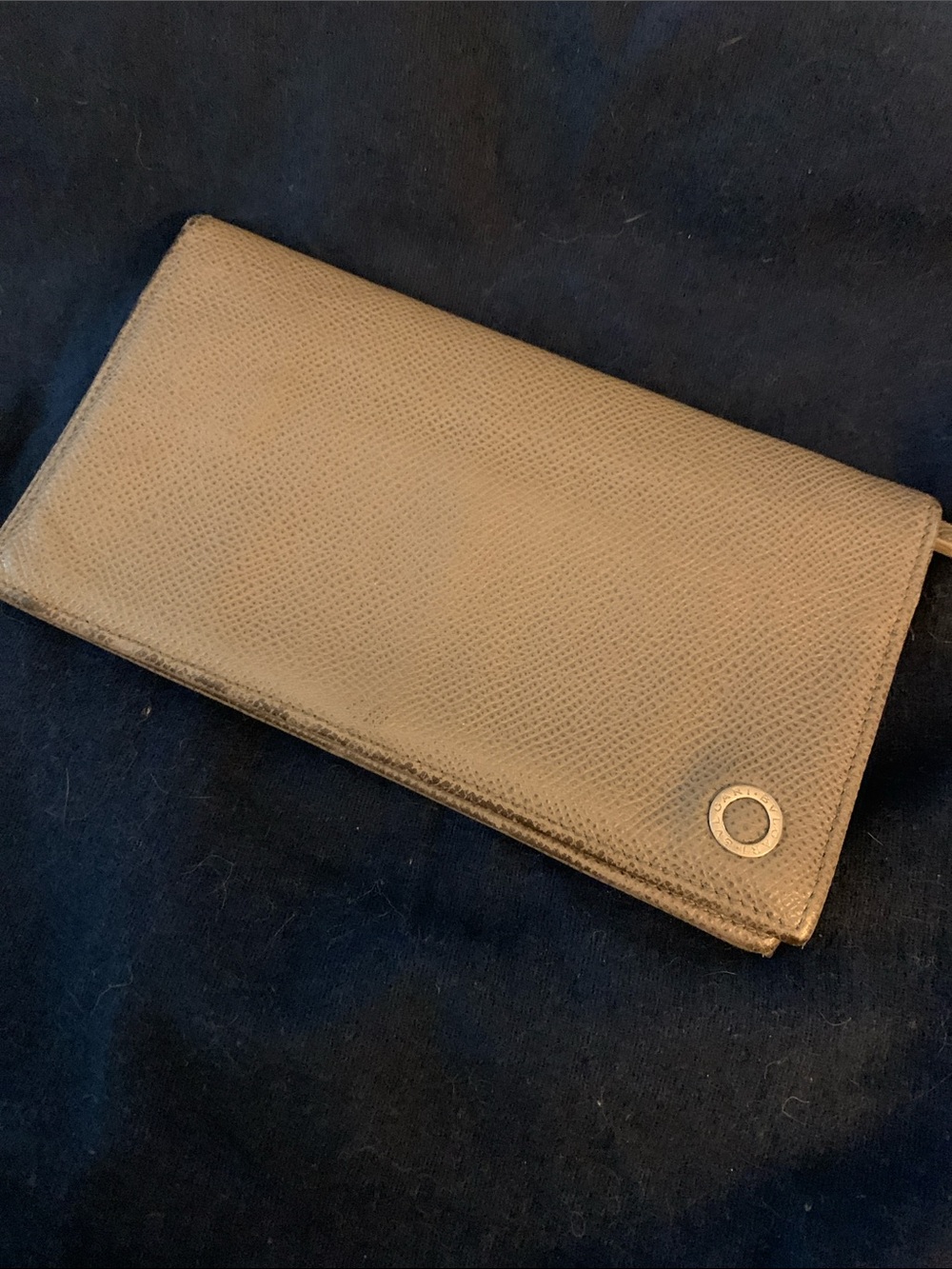 Bulgari leather Wallet in Taupe